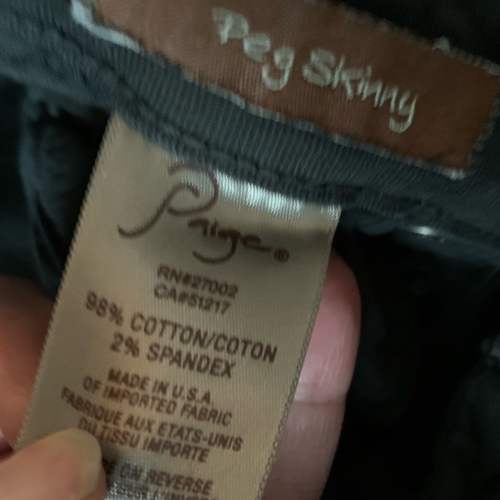 Paige jeans black